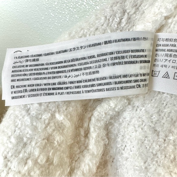 Abercrombie & Fitch Lounge Boucle Fuzzy Knit Cropped Tank XL | Normcore Cozy - Picture 12 of 16